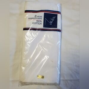6 Cotton Handkerchiefs